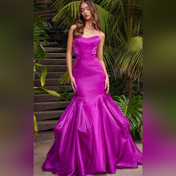 Ashley Lauren Dresses & Skirts - Ashley Lauren 11733 Elegant Purple Evening Mermaid Gown
